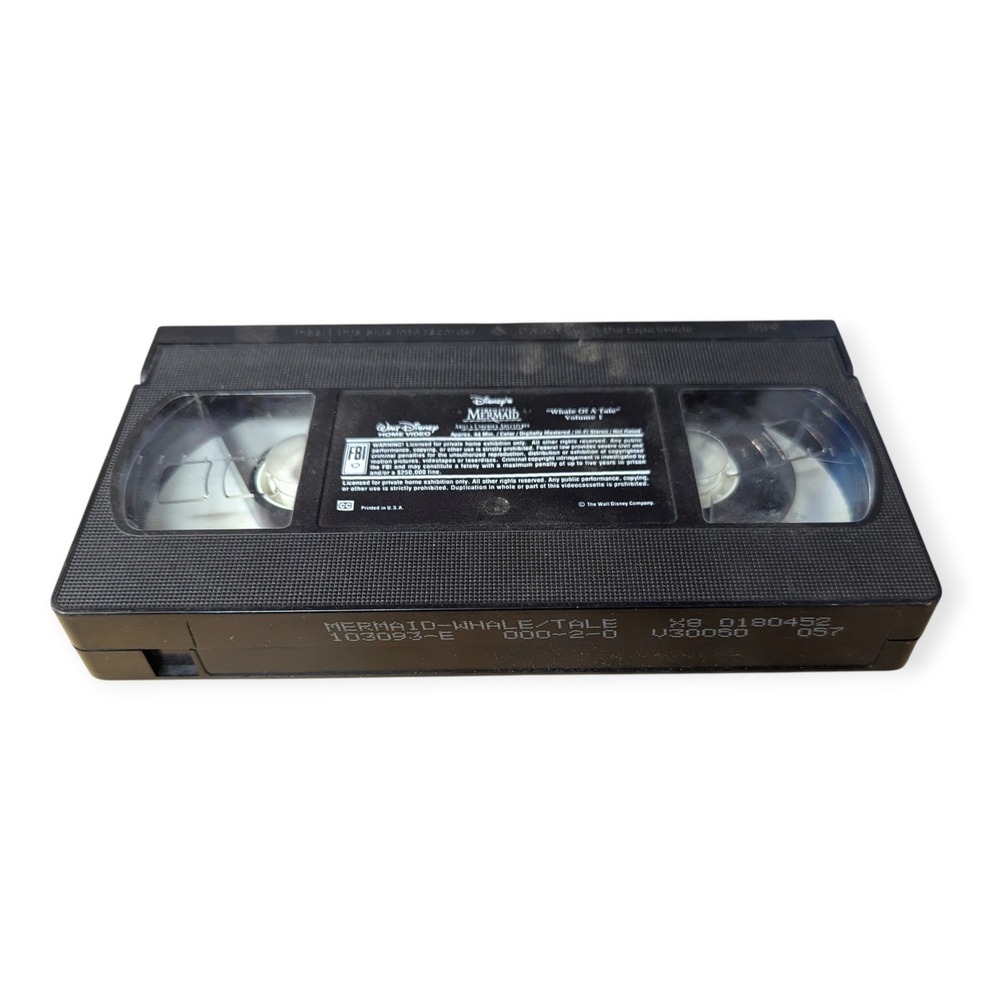 Disney Little Mermaid Ariel's Undersea Adventures VHS Vol 1 & 5 Whale of Tale - Picture 13 of 16